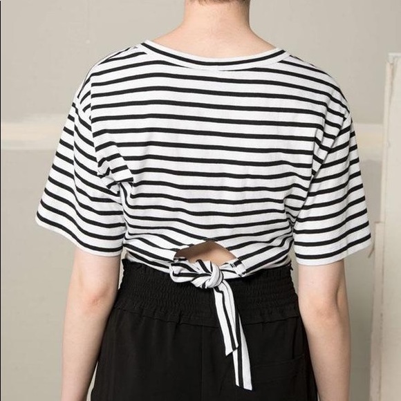 NWT ALC JULES TEE striped shirt sleeve nautical - Picture 2 of 9